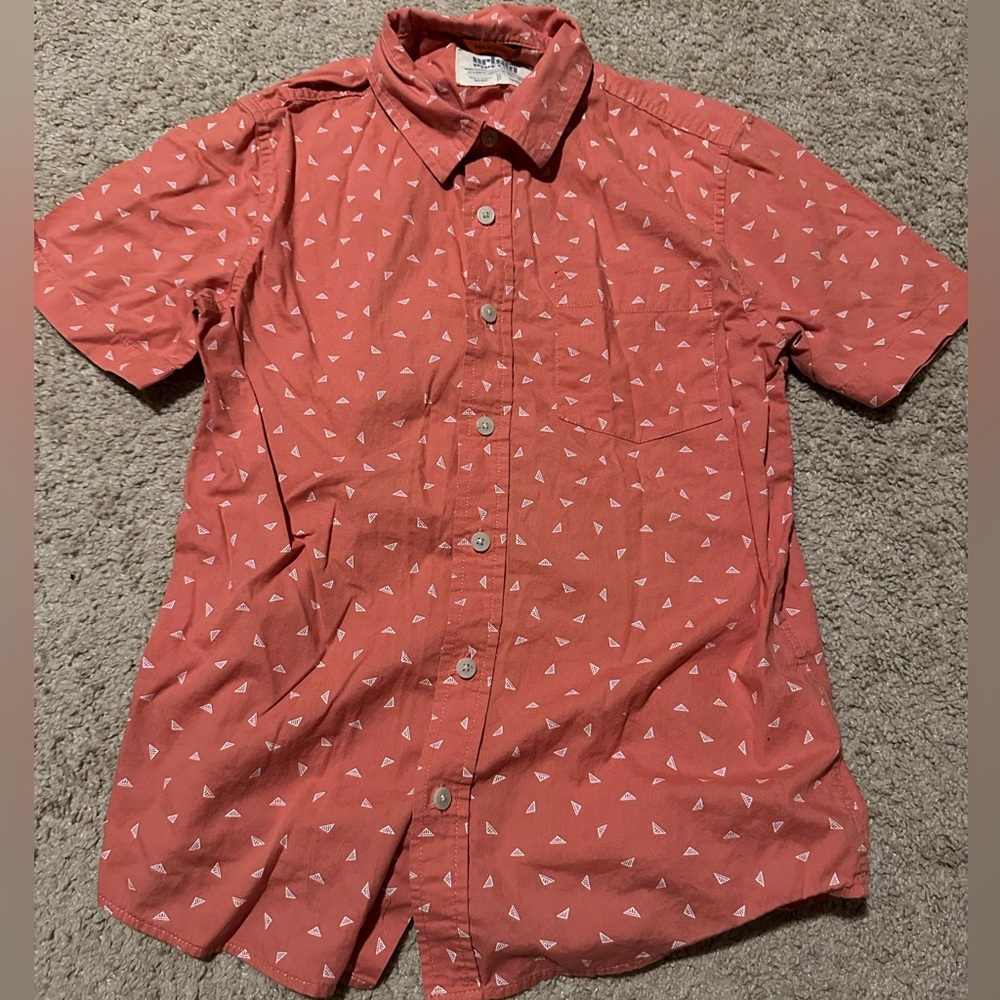 Urban Pipeline Red Triangle Pattern Shirt